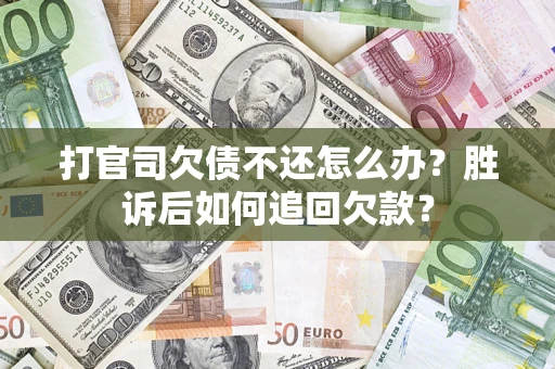 武汉打官司欠债不还怎么办？胜诉后如何追回欠款？