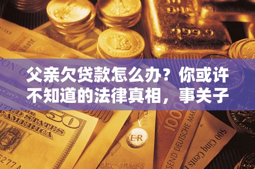 武汉父亲欠贷款怎么办？你或许不知道的法律真相，事关子女未来