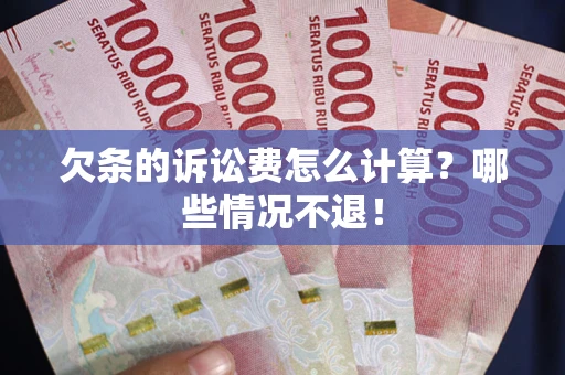 武汉欠条的诉讼费怎么计算?哪些情况不退! 武汉欠条的诉讼费怎么计算?哪些情况不退!