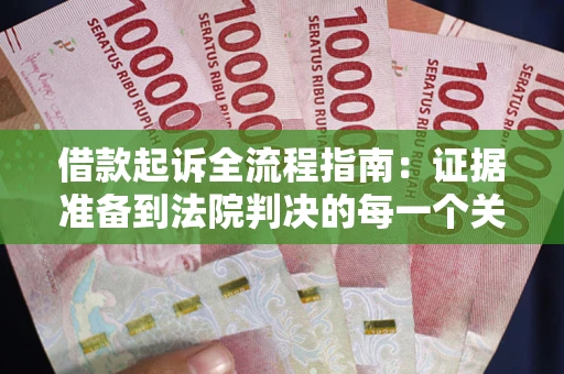 武汉借款起诉全流程指南：证据准备到法院判决的每一个关键步骤
