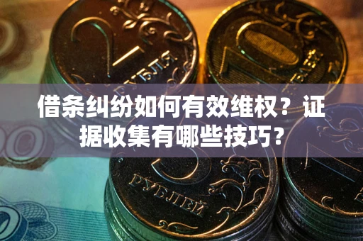 武汉借条纠纷如何有效维权？证据收集有哪些技巧？
