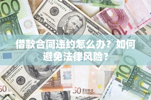 武汉借款合同违约怎么办？如何避免法律风险？